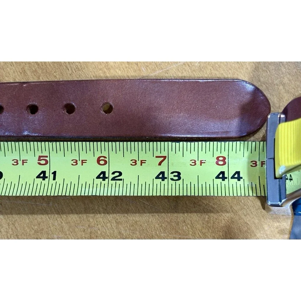 Leather Man Ltd Surcingle Belt Mens 40 Nautical Flag Alphabet Canvas Leather